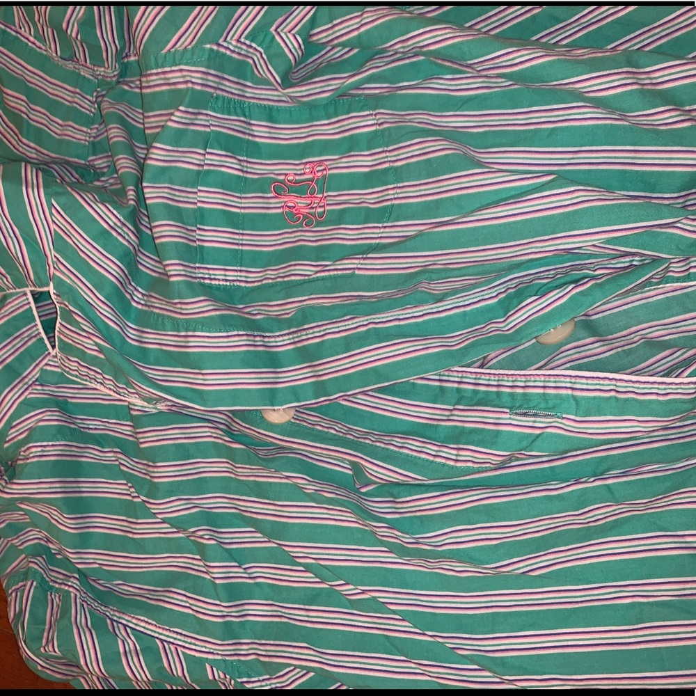 green ralph lauren sleep shirt